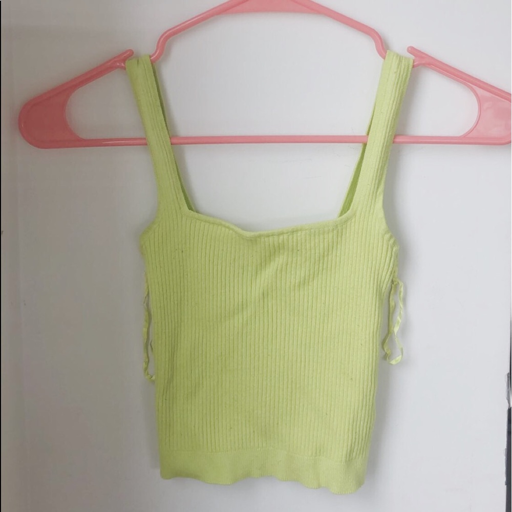 🐍’ square neck sweater cami